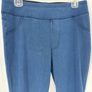 Halara Everyday Casual Denim Look Leggings Jeggings Stretch Pull On Womens Large